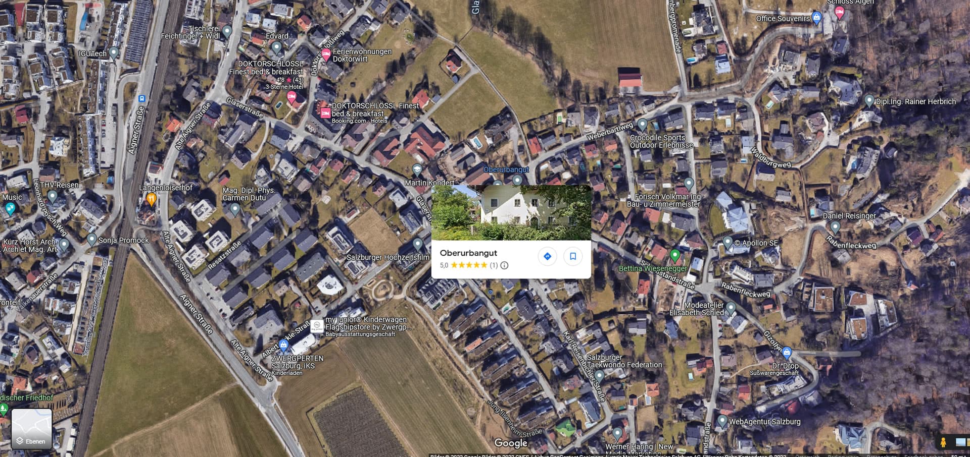 Ruhige und doch zentrale Lage in Salzburg Aigen am Fuße des Gaisbergs